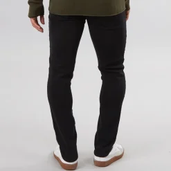 Solid Herren Tot Hybrid Jeans mit geradem Bein Schwarz
