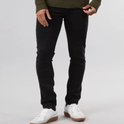 Solid Herren Tot Hybrid Jeans mit geradem Bein Schwarz