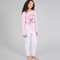 Squishmallows Mädchen Schlafanzug Set Ballerina/Weiß
