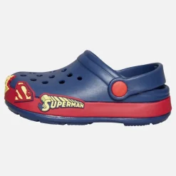 Superman Junge Clogs Navy/Rot/Multi