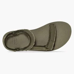 Teva Damen Midform Universal Canvas Sandalen Olive
