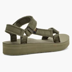 Teva Damen Midform Universal Canvas Sandalen Olive