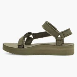 Teva Damen Midform Universal Canvas Sandalen Olive