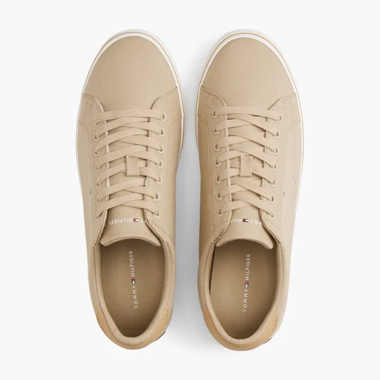 Tommy Hilfiger Herren Vulc Core Turnschuhe Sandalwood