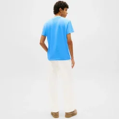 Tommy Jeans Herren Flag T-Shirt Blue Twilight