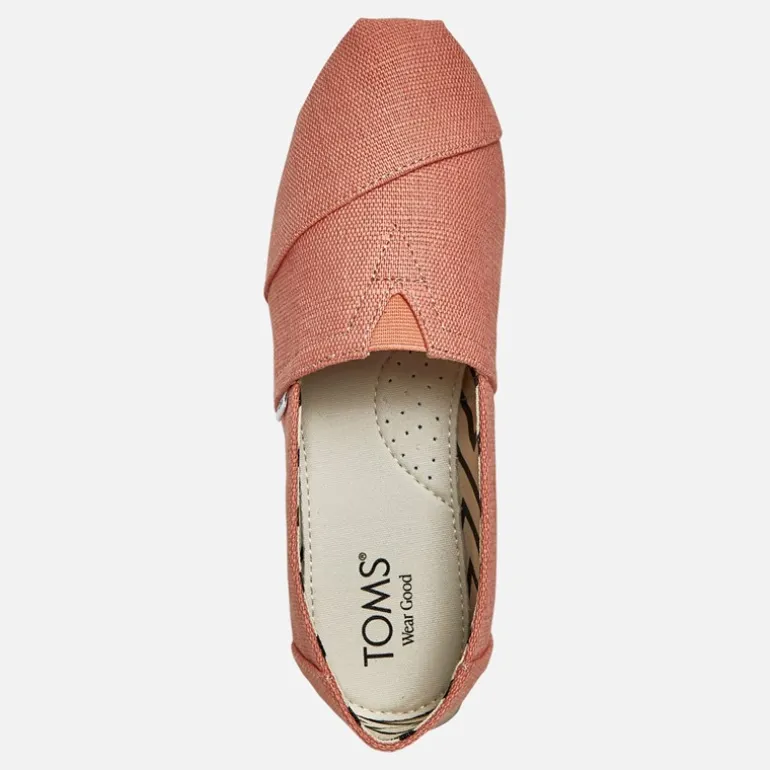 TOMS Damen Canvas Alpargata Espadrilles Pfirsich Rosa
