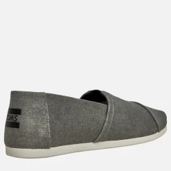 TOMS Herren Canvas Alpargata Espadrilles Schwarz Used