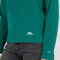 Trespass Damen Shiner 1/2 Reißverschluss Mikro Fleece Türkis