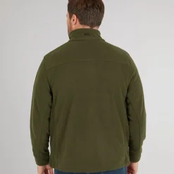 Trespass Herren Bernal Fleece Jacke mit durchgehendem Reissverschluss Dunkles Grün