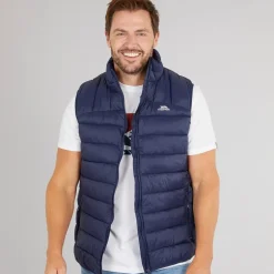 Trespass Herren Fergal Micro Gepolsterte Weste Navy