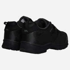 Trespass Herren Finley Low Wasserdichte Wanderschuhe Schwarz / Goldbraun