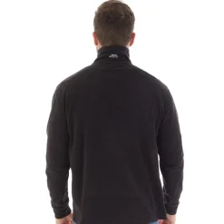 Trespass Herren Masonville 1/2 Reißverschluss Mikro Fleece Schwarz