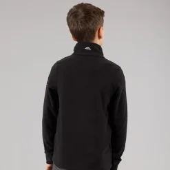 Trespass Junger Junge Masonville 1/2 Reißverschluss Micro Fleece Schwarz