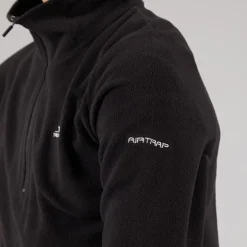 Trespass Junger Junge Masonville 1/2 Reißverschluss Micro Fleece Schwarz