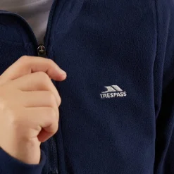 Trespass Junior Junge Masonville 1/2 Reißverschluss Micro Fleece Marineblau