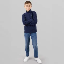 Trespass Junior Junge Masonville 1/2 Reißverschluss Micro Fleece Marineblau