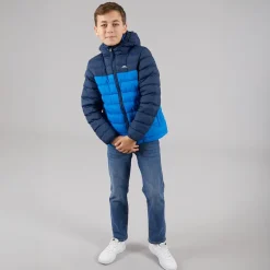 Trespass Junior Junge Oskar Gefütterte Jacke mit Kapuze Marine / Blau