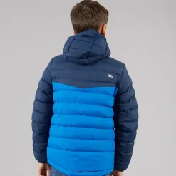 Trespass Junior Junge Oskar Gefütterte Jacke mit Kapuze Marine / Blau