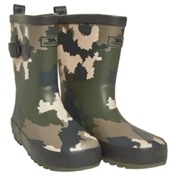 Trespass Kinder Puddle Printed Gummistiefel Grün