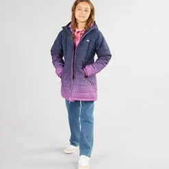 Trespass Mädchen Destiny Ombre Gefütterte Kapuzenjacke Dunkelrosa Ombre