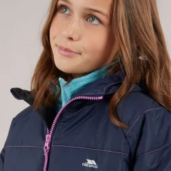 Trespass Mädchen Destiny Ombre Gefütterte Kapuzenjacke Dunkelrosa Ombre