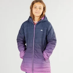 Trespass Mädchen Destiny Ombre Gefütterte Kapuzenjacke Dunkelrosa Ombre