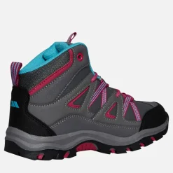 Trespass Mädchen Gillon 2 Mid Waterproof Wanderstiefel Grau