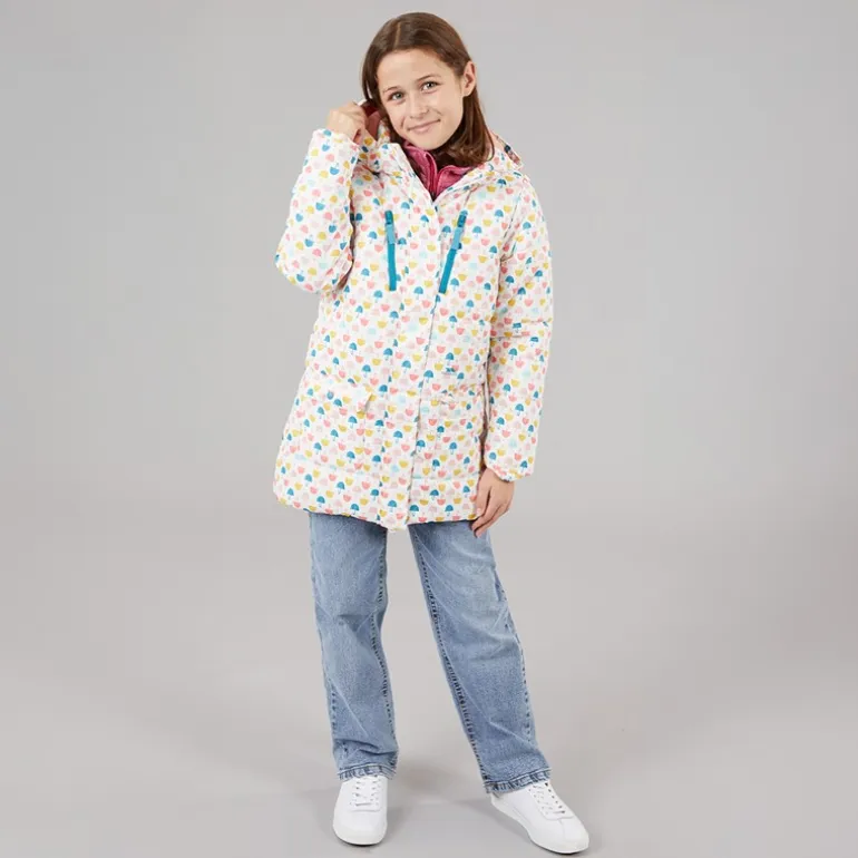 Trespass Mädchen Suzee Regenschirm Gepolsterte Kapuzenjacke Multi
