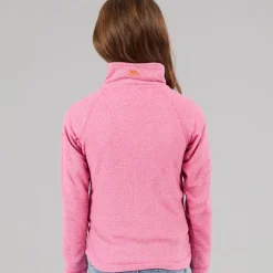 Trespass Mädchen Wiesen 1/2 Reißverschluss Fleece Rosa Dame