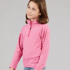 Trespass Mädchen Wiesen 1/2 Reißverschluss Fleece Rosa Dame