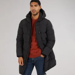 True North Damen Zink Gunilla Mantel Schwarz