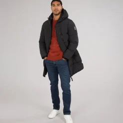 True North Damen Zink Gunilla Mantel Schwarz