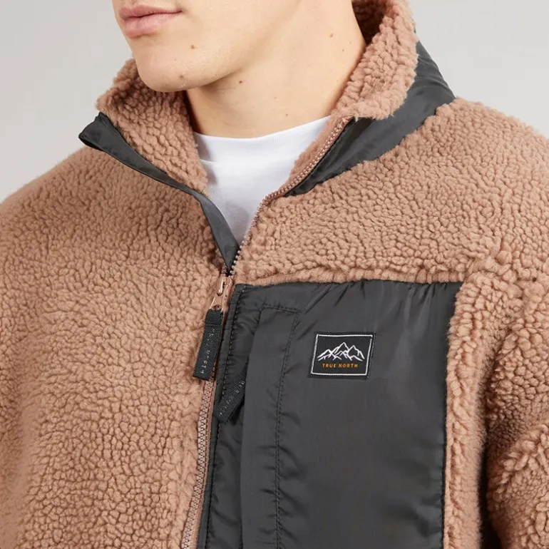 True North Herren Fleece Jacke Rinde