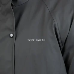 True North Herren PU Mantel Schwarz