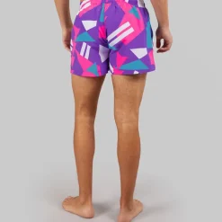 Umbro Herren Loco Schwimm Shorts Prism Violet/Knockout Pink/Hawiian Blue