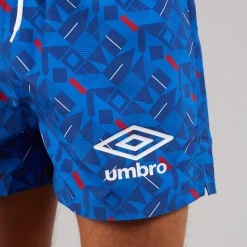 Umbro Herren Renn Badehosen Blau/Rot/Weiß