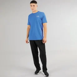 Under Armour Herren UA Sportstyle Linke Brust Kurzarm T-Shirt Blau Atlantis / Blau Calm