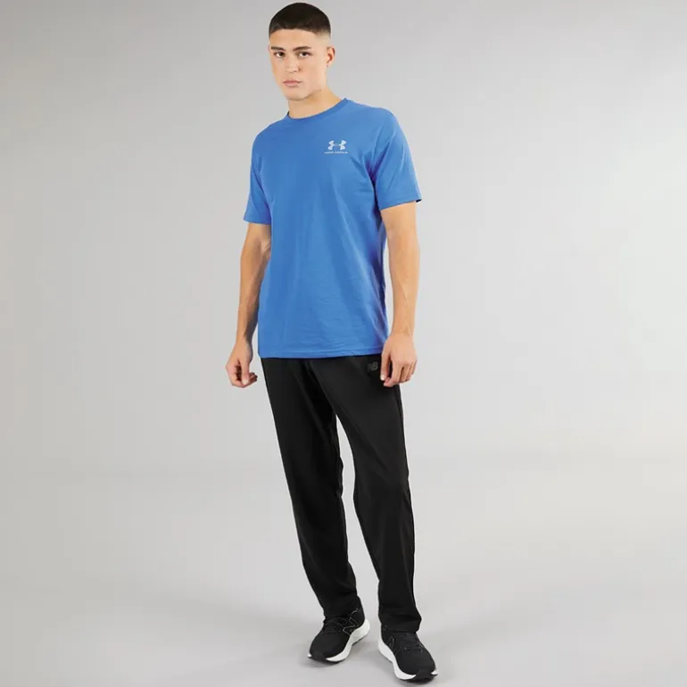 Under Armour Herren UA Sportstyle Linke Brust Kurzarm T-Shirt Blau Atlantis / Blau Calm