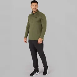 Under Armour Herren UA Tech 2.0 1/2 Zip Marine OD Grün/Schwarz