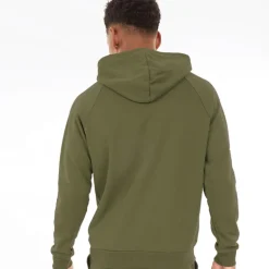 Under Armour Kapuzenpullover Herren UA Rival Fleece Logo Marine OD Grün/Weiß
