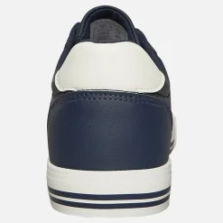 U.S. POLO ASSN. Herren Bobby PU Turnschuhe Marine / Weiss PU