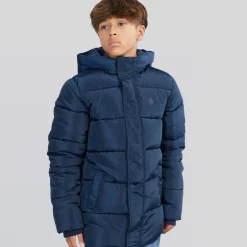 U.S. POLO ASSN. Junge Winterjacke Dunkelblau Blazer