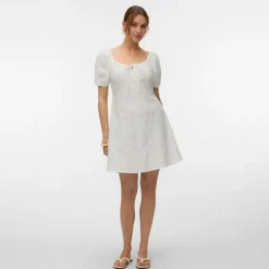Vero Moda Damen Jutty Kleid Snow White