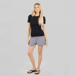 Vero Moda Damen Lulu T Shirt Schwarz