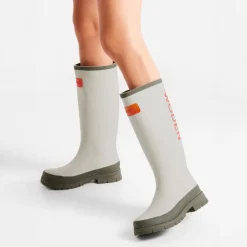Woden Damen Le wasserdichte Gummistiefel 149 Stone