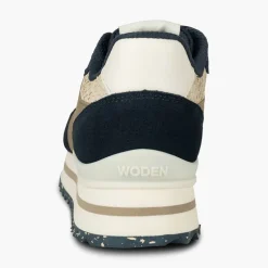 Woden Damen Ronja Plateau Sneaker 154 Navy Multi