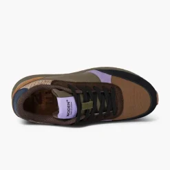Woden Damen Ronja Sneakers 214 Dark Olive/Orchid