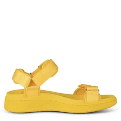 Woden Damen Sandalen Linie Frucht 303 Zitrone