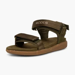 Woden Kinder Cirkeline Sandalen 295 Dark Olive