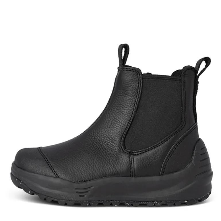 Woden Kinder Wodens Silja Warme Leder Stiefel 020 Black